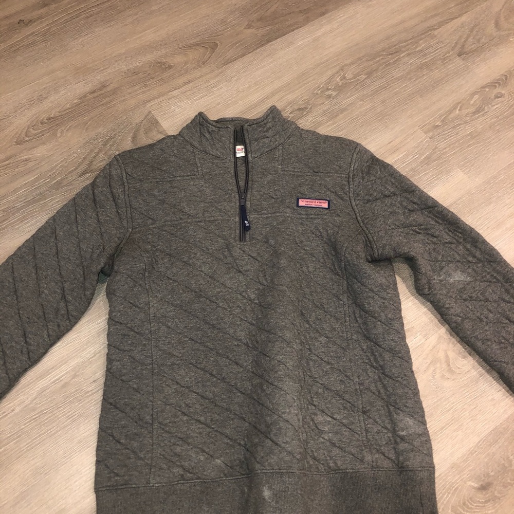Vineyard Vines Quilted Quarter Zip Size S